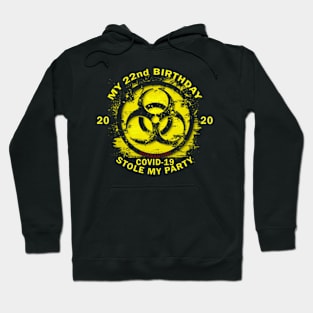 22nd Birthday Quarantine Hoodie